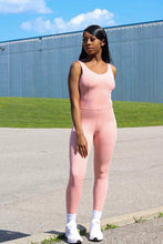 Load image into Gallery viewer, Pink Ballerina Fitness Yoga Jumpsuit
